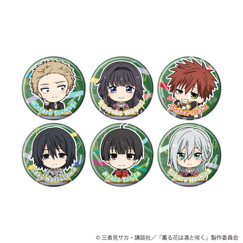 『薫る花は凛と咲く』缶バッジ02/コンプリートセット(全6種)(ミニキャライラスト)
